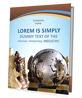Globe Puzzle and Chess Presentation Folder