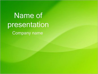 Green Wave PowerPoint Template