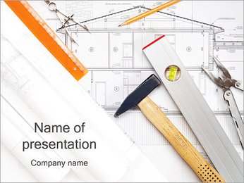 建筑师计划 PowerPoint演示模板