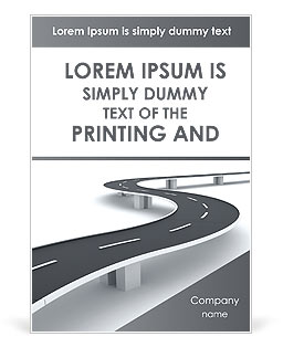 Winding Road Ad Template