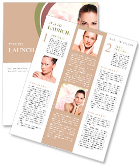 Portrait de la belle jeune femme avec une peau saine Newsletter