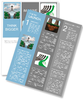 Bridge the gap and bridging the differences in two business partners over a financial cliff to merge Newsletter Template