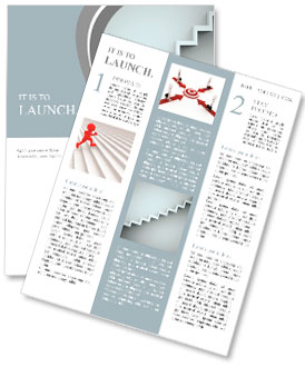 Duvara işlenen Merdivenler Haber yayını