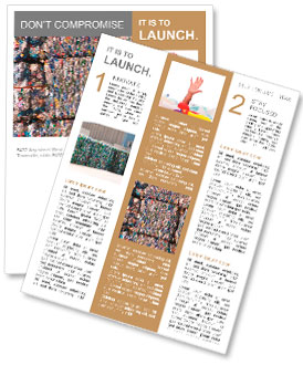 Compacted recyclable plastic waste at a recycling plant. Newsletter Template