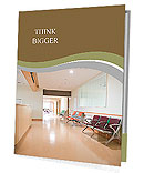 Empty nurses station in a hospital. Presentation Folder