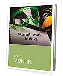 Health and safety register with goggles and earphones Presentation Folder