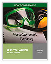 Health and safety register with goggles and earphones Word Template