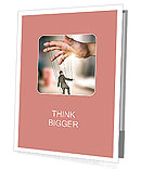 Businessman On Strings. Conceptual photography Presentation Folder