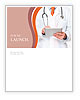Doctor at hospital working on a digital tablet Newsletter Template