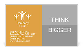 Little girl using a telescope Business Card Template