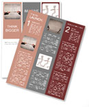 Closeup of two businessmen playing tug of war Newsletter Template