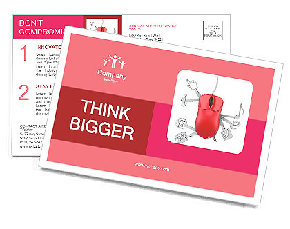 Web services Postcard Template