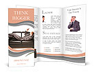 Manager on couch Brochure Template