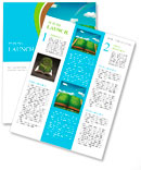Open magic book of nature Newsletter Template