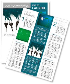 Pollution smoke going out a plug - Pollution/Ecology Concept Newsletter Template