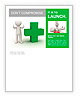 3d man showing thumbs up with green plus sign on white background Newsletter Template