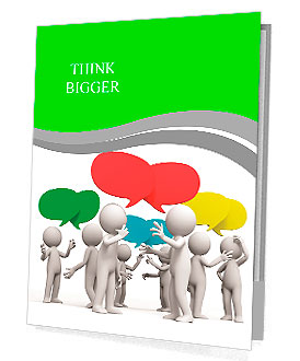 Discuss/debate/Seve ral people are discussed Presentation Folder