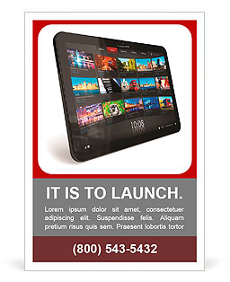 Tablet PC Ad Template