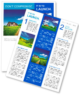 Summer new farmhouse Newsletter Template