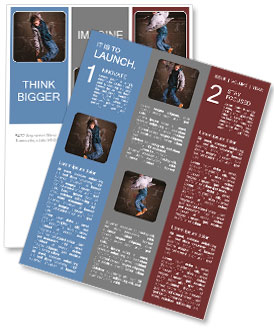 都市部の灰色のレンガの壁を越えて、モダンなスタイルで踊るヒップホップガール ニュースレター