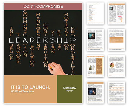 Business hand writing leadership skill Word Template
