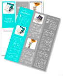 The invoice comes from a desktop computer Newsletter Template