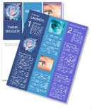 Fingerprint scan Newsletter Template