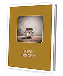 The symbolic image of a businessman with no options Presentation Folder