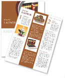 A lot of the computer Newsletter Template