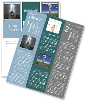 A lot of tangled roads Newsletter Template