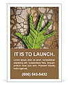 Hand made &#8203;&#8203;from leaves Ad Template