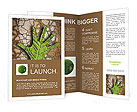 Hand made &#8203;&#8203;from leaves Brochure Template