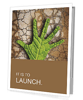 Hand made &#8203;&#8203;from leaves Presentation Folder