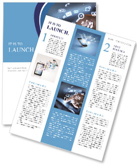 Technologies in touch with your finger Newsletter Template