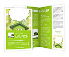 Funny cartoon shows ecology Brochure Template
