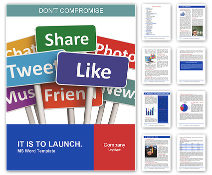 Multi-colored tablets with inscriptions Word Template