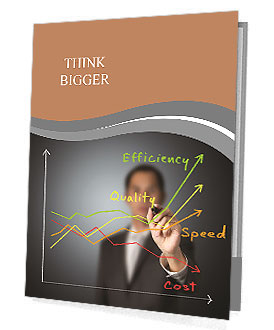 A man paints a graphic Presentation Folder