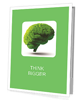 The human brain is green Presentation Folder