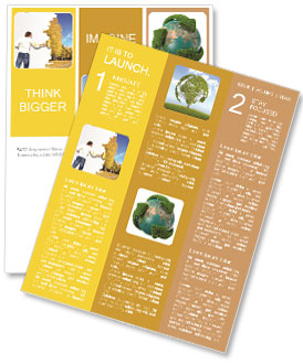 Preserve the nature of nature draws people together Newsletter Template