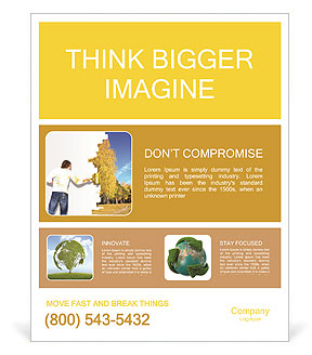 Preserve the nature of nature draws people together Poster Template