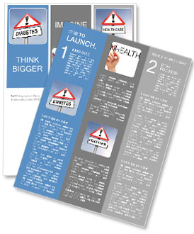 Diabetes is dangerous Newsletter Template