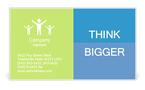 Arrow 3D on a white background Business Card Template