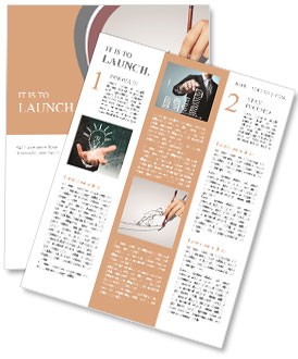 Cartoon man stiger Nyhetssändning