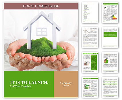 Green flooring in the house Word Template