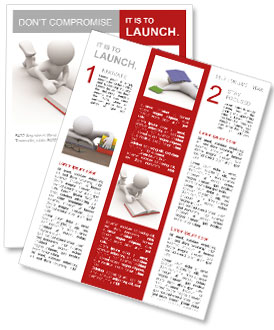 Bilden av en man läser en bok Nyhetssändning