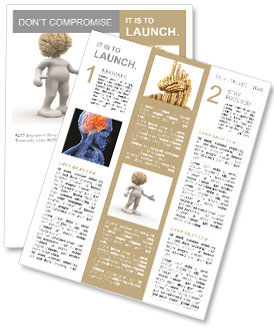 Bilden av den mänskliga hjärnan Nyhetssändning