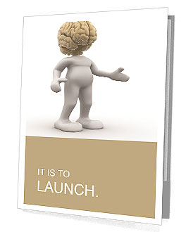 The image of the human brain Presentation Folder