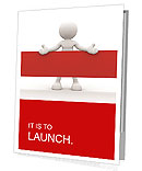 The image of a man on a red string Presentation Folder