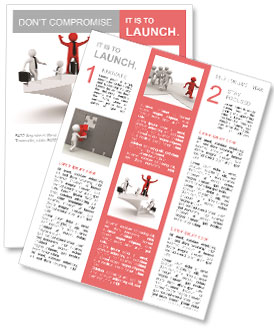 Bilden av karriärstegen Nyhetssändning