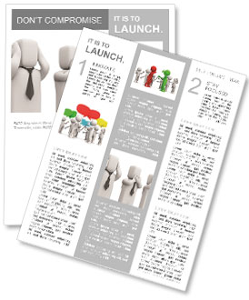 Can not hear do not say I do not see Newsletter Template